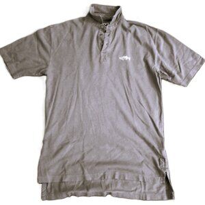 ORVIS Men's Short-sleeved Shirts100% Cotton Long Grey Medium